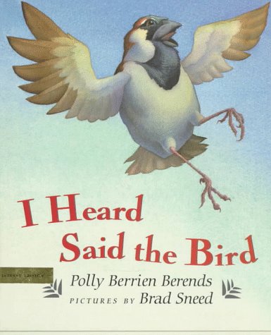 Beispielbild fr I Heard Said the Bird zum Verkauf von THE OLD LIBRARY SHOP