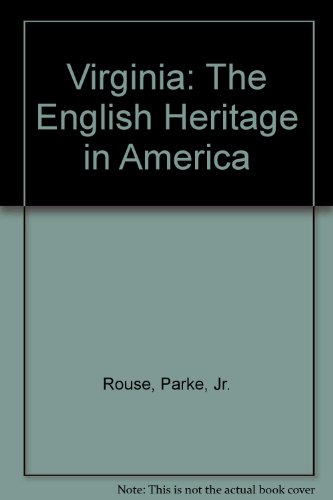 9780803877597: Virginia: The English Heritage in America