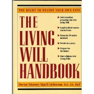 9780803893344: The Living Will Handbook: The Right to Decide Your Own Fate