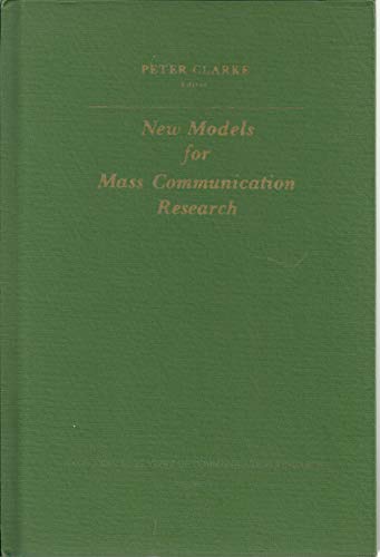 Beispielbild fr New Models for Communication Research zum Verkauf von Better World Books