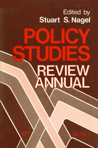 Beispielbild fr Policy Studies: Review Annual: Volume 1 zum Verkauf von medimops