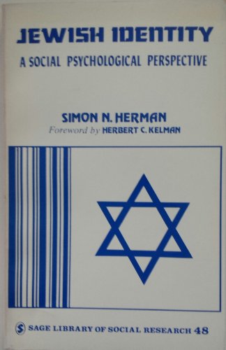 9780803908758: Jewish Identity: A Social Psychological Perspective (SAGE Library of Social Research)