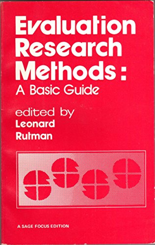 Imagen de archivo de Evaluation Research Methods: A Basic Guide a la venta por PsychoBabel & Skoob Books