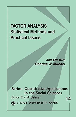 Imagen de archivo de Factor Analysis : Statistical Methods and Practical Issues a la venta por Better World Books: West