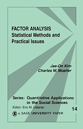 Stock image for Factor Analysis: Statistical Methods and Practical Issues (Quantitative Applications in the Social Sciences) for sale by BooksRun