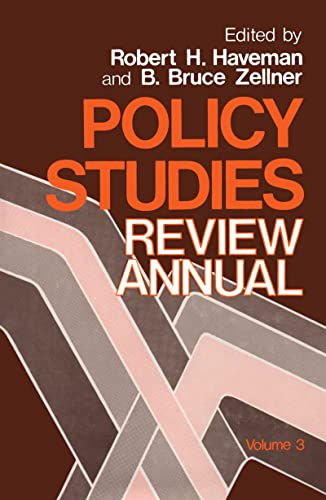 Beispielbild fr Policy Studies Review Annual : Volume 3 zum Verkauf von Better World Books