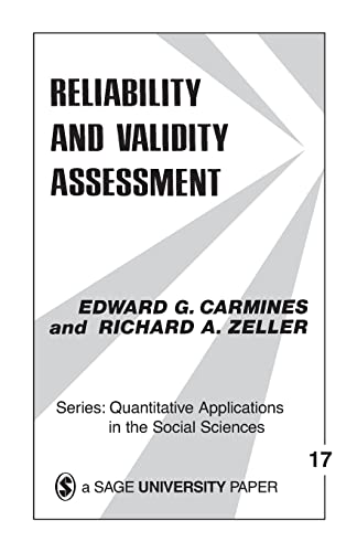 Stock image for Reliability and Validity Assessment (Quantitative Applications in the Social Sciences) for sale by SecondSale
