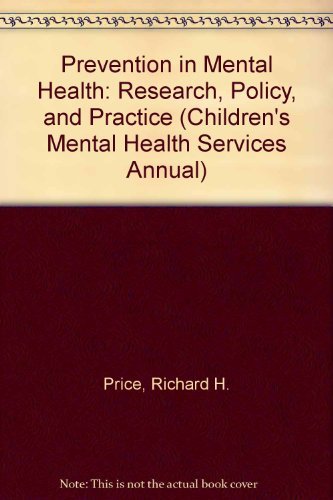 9780803914681: Prevention in Mental Health: Research, Policy, and Practice
