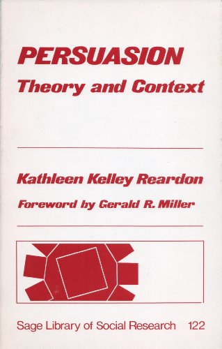 Beispielbild fr Persuasion : Theory and Context zum Verkauf von Better World Books