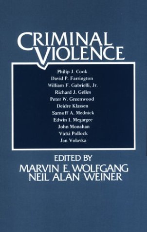 Stock image for Criminal Violence for sale by Harry Alter