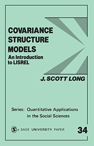Beispielbild fr Covariance Structure Models Vol. 34 : An Introduction to LISREL zum Verkauf von Better World Books