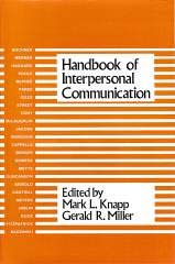 Stock image for Handbook of Interpersonal Communication for sale by Better World Books