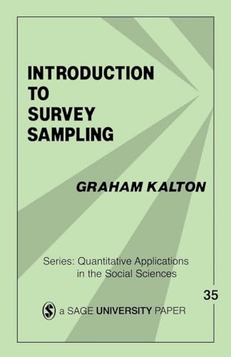 9780803921269: Introduction to Survey Sampling (Quantitative Applications in the Social Sciences)