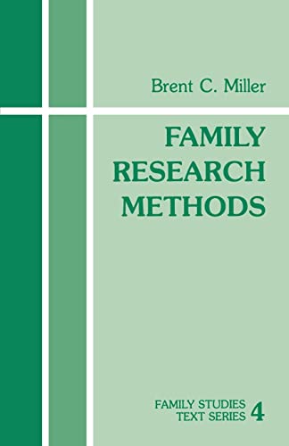 Stock image for Family Research Methods (Family Studies Text series) for sale by HPB-Diamond