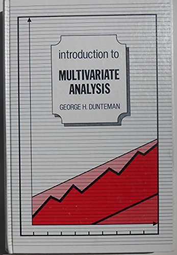 Imagen de archivo de Introduction To Multivariate Analysis a la venta por BookHolders