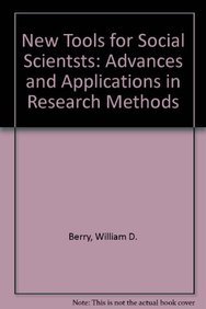 Stock image for New Tools for Social Scientsts: Advances and Applications in Research Methods for sale by Solr Books