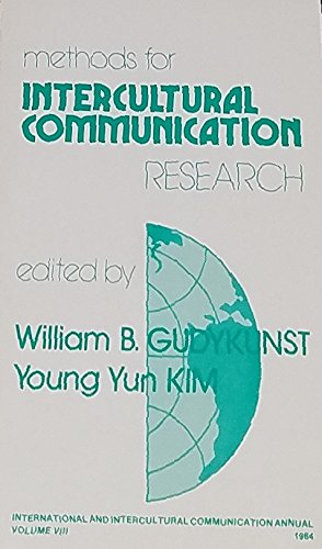 9780803922624: Methods For Intercultural Communication Research