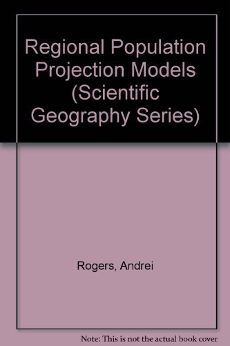 Imagen de archivo de Regional Population Projection Models a la venta por Better World Books