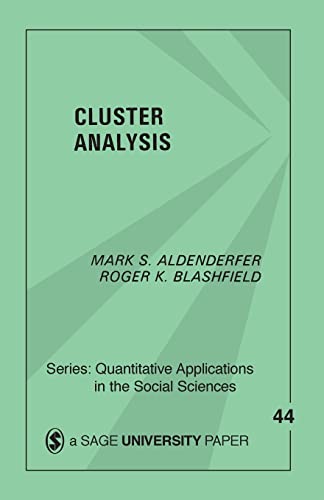 9780803923768: Cluster Analysis (Quantitative Applications in the Social Sciences)