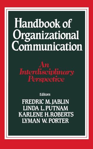 9780803923874: Handbook of Organizational Communication: An Interdisciplinary Perspective