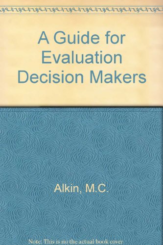 Stock image for A Guide for Evaluation Decision Makers for sale by HPB-Red