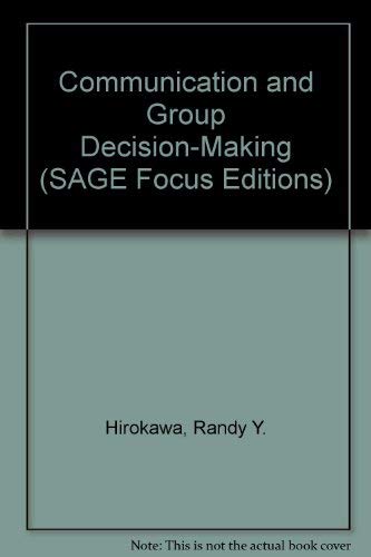 Stock image for Communication and Group Decision-Making (SAGE Focus Editions) for sale by dsmbooks
