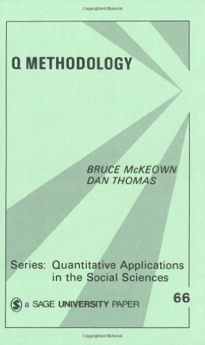 Imagen de archivo de Q Methodology (Quantitative Applications in the Social Sciences) a la venta por Gulf Coast Books