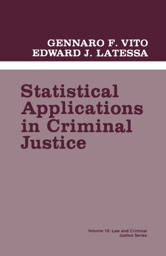 Imagen de archivo de Statistical Applications in Criminal Justice (Law and Criminal Justice System) a la venta por Idaho Youth Ranch Books