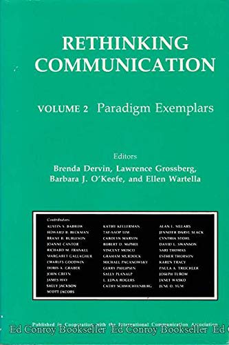 Imagen de archivo de Rethinking Communication: Paradigm Exemplars a la venta por Solr Books