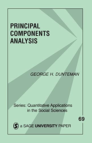 Imagen de archivo de Principal Components Analysis (Quantitative Applications in the Social Sciences) a la venta por Chiron Media