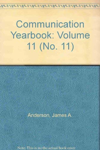 Stock image for Communication Yearbook : Volume 11 for sale by Better World Books