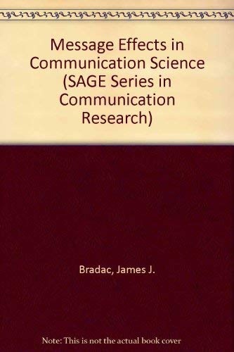 9780803932241: Message Effects in Communication Science (SAGE Series in Communication Research)