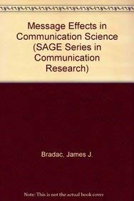 9780803932258: Message Effects in Communication Science (SAGE Series in Communication Research)