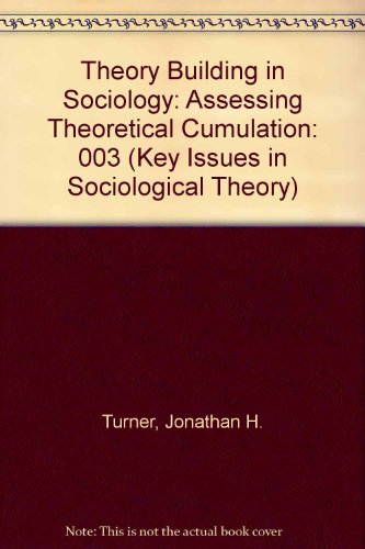 Imagen de archivo de Theory Building in Sociology: Assessing Theoretical Cumulation (Key Issues in Sociological Theory) a la venta por Ergodebooks