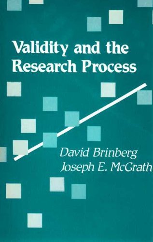 Stock image for Validity and the Research Process for sale by GF Books, Inc.