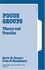 9780803933897: Focus Groups: Theory and Practice (Applied Social Research Methods)