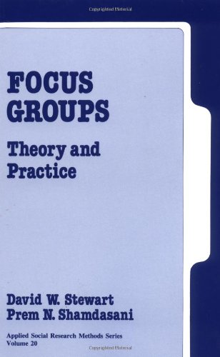 9780803933903: Focus Groups: Theory and Practice (Applied Social Research Methods)