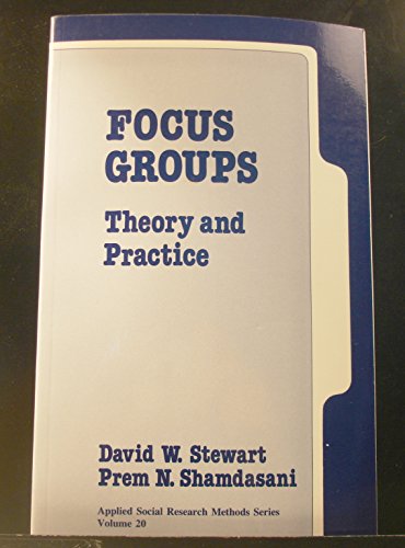 9780803933903: STEWART: FOCUS GROUPS: THEORY AND PRACTICE (P): Theory and Practice