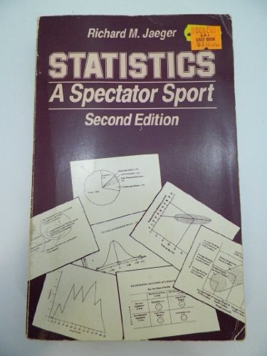 Beispielbild fr Statistics : a spectator sport zum Verkauf von Robinson Street Books, IOBA