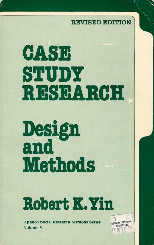 Stock image for Case Study Research: Design and Methods for sale by ThriftBooks-Dallas