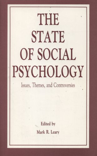 Imagen de archivo de The State of Social Psychology Issues, Themes, and Controversies a la venta por Mythos Center Books