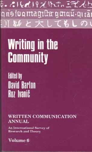 9780803936331: Writing in the Community (SAGE Series on Written Communication)