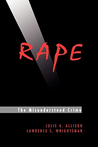 Stock image for Rape: the Misunderstood Crime : The Misunderstood Crime for sale by Better World Books