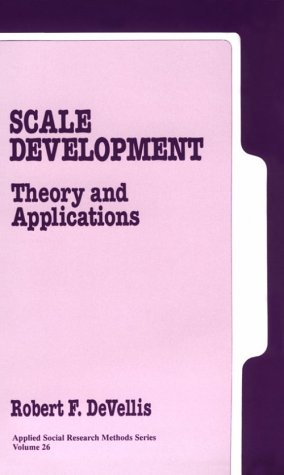 Imagen de archivo de Scale Development : Theory and Applications a la venta por Better World Books