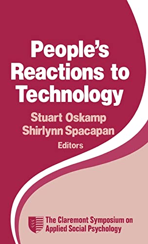 Imagen de archivo de People?s Reactions to Technology: In Factories, Offices, and Aerospace a la venta por ThriftBooks-Atlanta