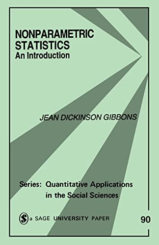 Beispielbild fr Nonparametric Statistics. An Introduction. zum Verkauf von Plurabelle Books Ltd