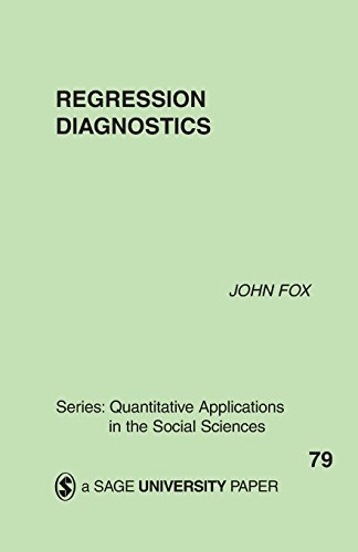 Beispielbild für Regression Diagnostics: An Introduction (Quantitative Applications in the Social Sciences) zum Verkauf von SecondSale