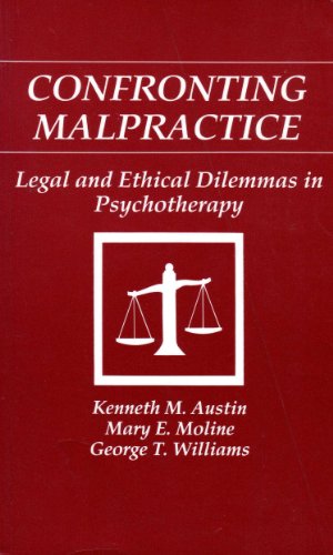 Stock image for Confronting Malpractice: Legal and Ethical Dilemmas in Psychotherapy for sale by HPB-Red