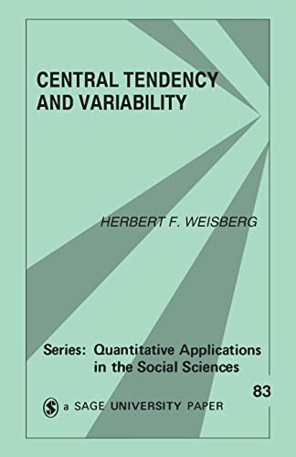 Stock image for Central Tendency and Variability (Quantitative Applications in the Social Sciences) for sale by Chiron Media