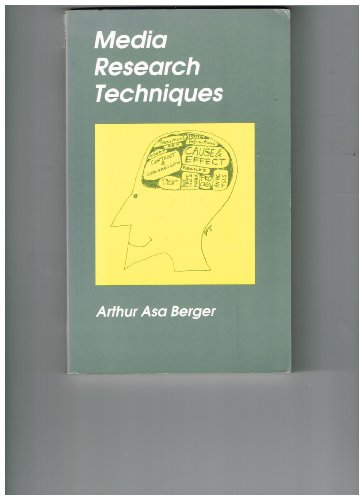 Imagen de archivo de Media Research Techniques a la venta por Better World Books